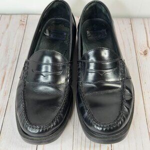 Nunn Bush Black Leather Loafers